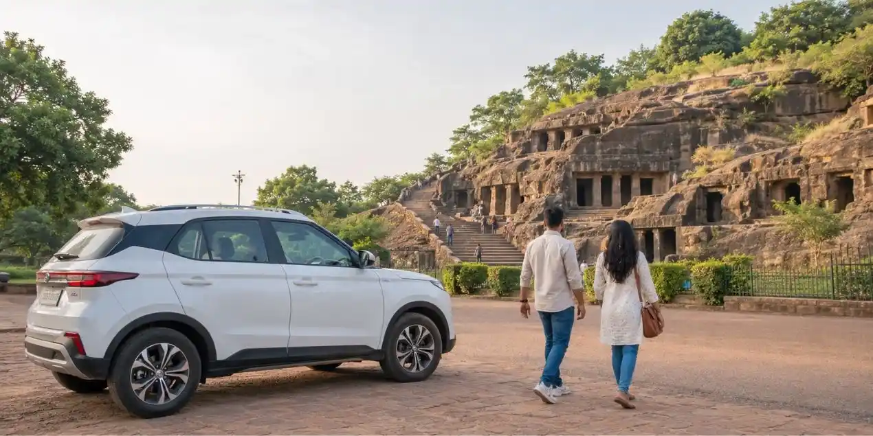 Udayagiri Khandagiri Caves by Self-Drive: Route, Timings & Nearby Pickup