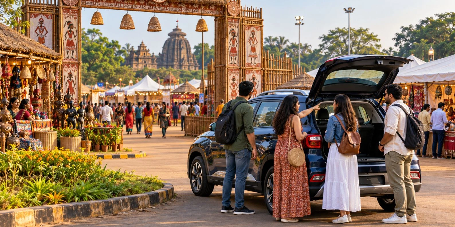 Adivasi Mela Bhubaneswar: Self Drive Visitor Guide outstation tourists 